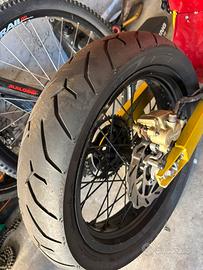 coppia cerchi gommati 50cc