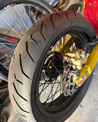 coppia cerchi gommati 50cc
