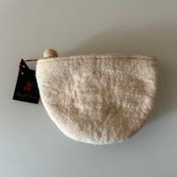 Pochette in lana cotta