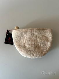 Pochette in lana cotta