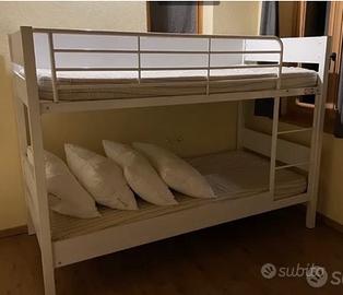 Letto a castello bianco