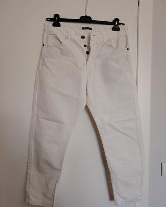 Jeans uomo estivi bianchi