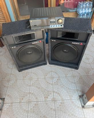 Casse con amplificatore