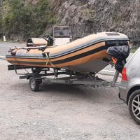 Gommone con moto 20 CV 4t