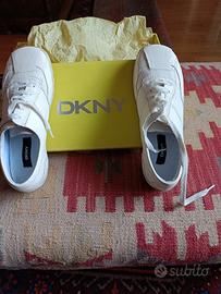 scarpe DKNY in pelle sportive