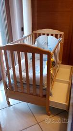 Lettino in legno marca Italbaby 