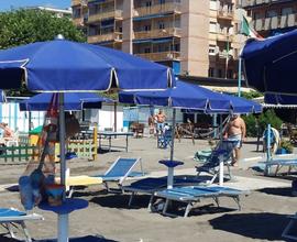 Settembre al mare davanti alla spiaggia