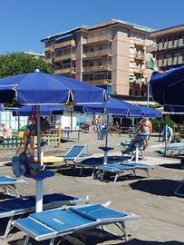 Settembre al mare davanti alla spiaggia