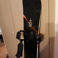 Snowboard Salomon e Scarponi Burton