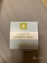 Coppette copricapezzolo d argento