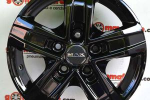 4 Cerchi da 15' in Lega - Mak - Stone 5 Black Edit