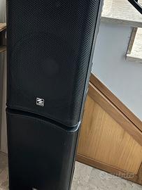coppia casse amplificate