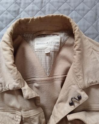giubbino jeans Siviglia beige
