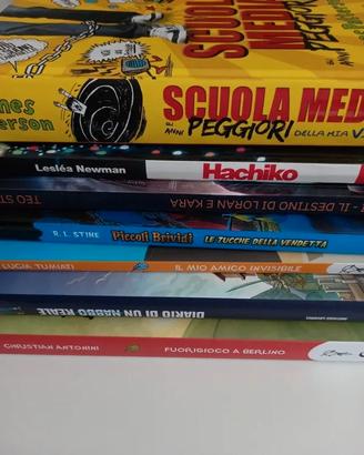 Set di 7 libri per adolescenti