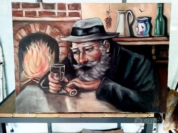 DIPINTO OLIO SU TELA 50X70 FIRMATO ZITO.