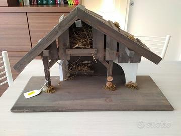 Presepe In Legno Manifattura Super