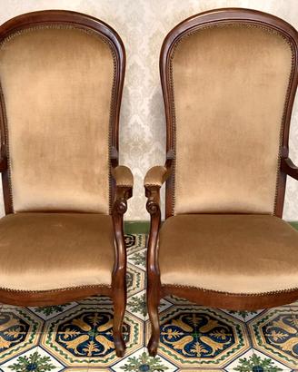 COPPIA POLTRONE VOLTAIRE