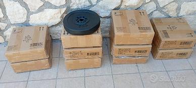 dischi palestra  con copertura in plastica 