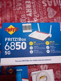 Fritz box  6850. 5G nuovo in garanzia 