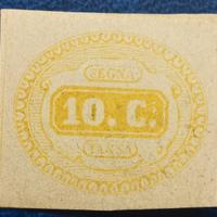 REGNO 1863 Segnatasse Cifra entro un ovale