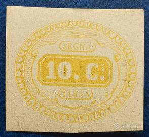 REGNO 1863 Segnatasse Cifra entro un ovale