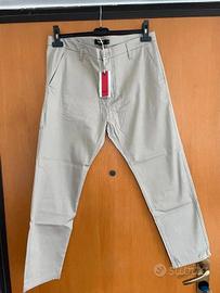 Pantaloni chino Imperial beige o blu Uomo