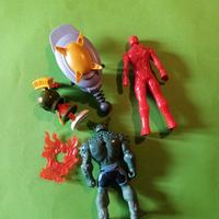 Lotto 3 personaggi marvel e warner