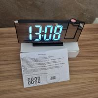 Sveglia a specchio da comodino sveglia con proiett