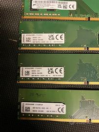 Ram ddr 3 e ddr4 per Simone