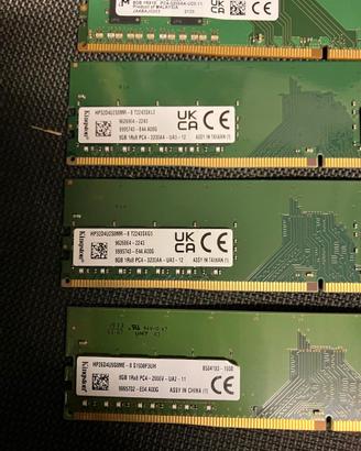 Ram ddr 3 e ddr4 per Simone
