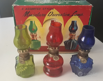 Lampade in miniatura da decorazione