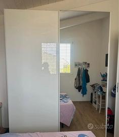 Armadio 2 ante scorrevoli con specchio