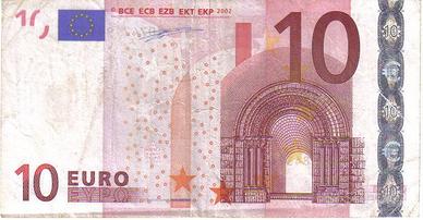 BANCONOTA 10 EURO ANNO 2002
