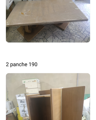 Tavolo + 2 panche
