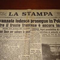 GIORNALE ORIGIN. 1939: GERMANIA INVADE LA POLONIA