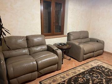 Poltrone reclinabili da cinema in pelle
