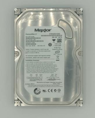 Hard Disk Maxtor 250GB SATA