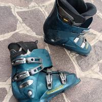 scarponi sci tg. 6.5 + sci lungh. mt. 1,68