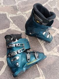 scarponi sci tg. 6.5 + sci lungh. mt. 1,68