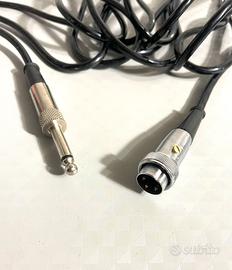Cavo XLR e jack + supporto microfono