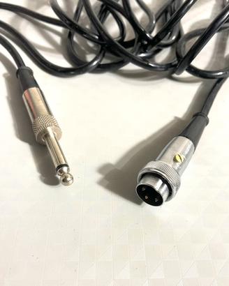 Cavo XLR e jack + supporto microfono