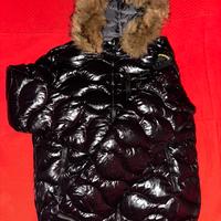 Blauer Giubbotto Uomo Nero Lucido Nuovo.