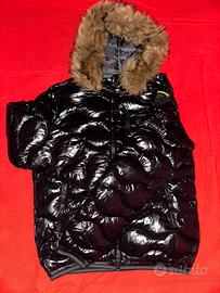 Blauer Giubbotto Uomo Nero Lucido Nuovo.