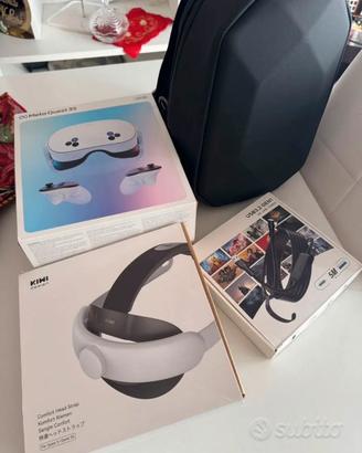 Meta Quest 3S 128GB + strap KIWI + cavo link+ cust