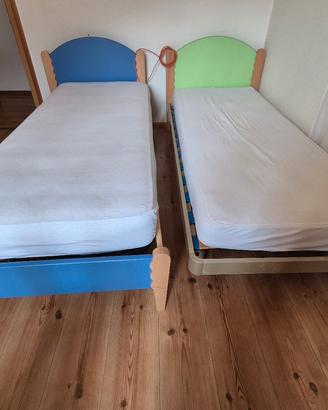 2 letti singoli bambini 