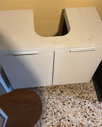 Mobile bagno per lavabo – melamina bianca