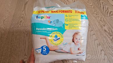 pannolini lupilu taglia 5 maxi formato 72pezzi