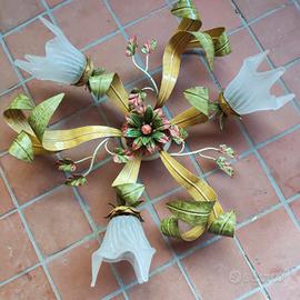 Lampadario in metallo 