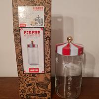 barattolo ermetico vetro Alessi h. 24.5