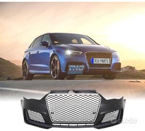 PARAURTI ANTERIORE AUDI A3 8V 12-16 LOOK RS3 PDC S